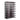 Evolution 45 in. High 2 Column Wine Wall in Matte Black Storing 54 Bottles