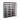 Evolution 45 in. High 3 Column Wine Wall in Matte Black and Chrome Storing 81 Bottles 