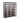 Evolution 45 in. High 3 Column Wine Wall in Matte Black and Golden Bronze Storing 81 Bottles 