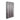Evolution 75 in. High 3 Column Wine Wall in Matte Black and Chrome Storing 90 Bottles