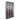 Evolution 75 in. High 3 Column Wine Wall in Matte Black and Chrome Storing 135 Bottles