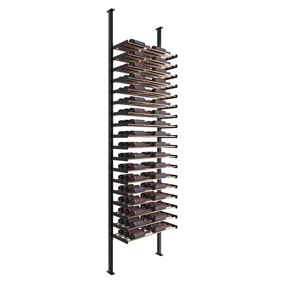 Wine Rack Post Evolution Wine Wall 2 Column Single-Sided Post Kit Holds 108 Bottles ...
