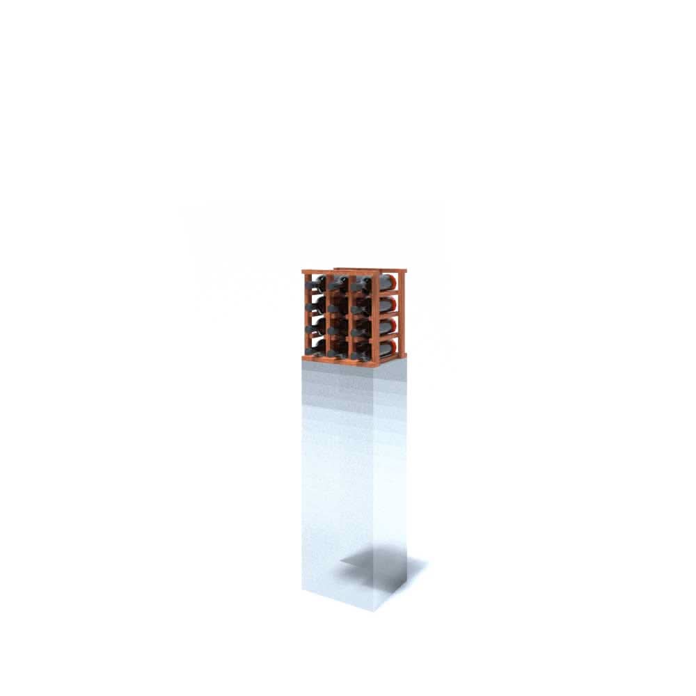 3 Column Upper Cabinet Wine Rack - Holds 12 Bottles | WineRacks.com ...