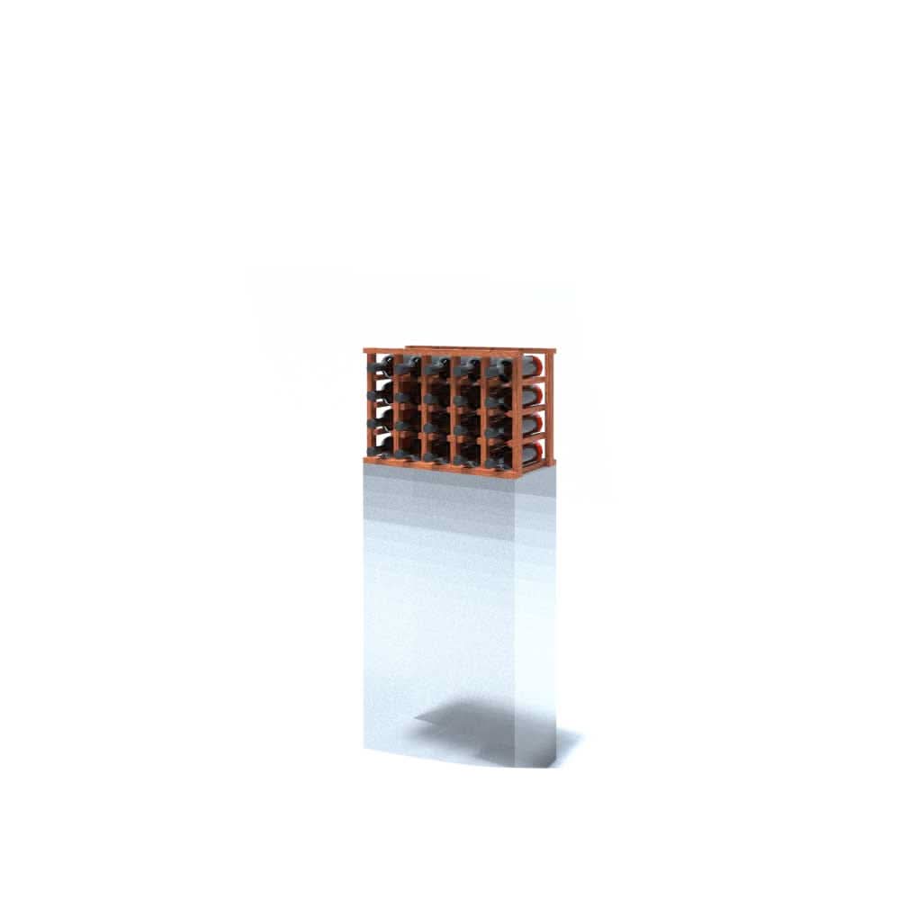 5 Column Upper Cabinet Wine Rack - Holds 20 Bottles | WineRacks.com ...
