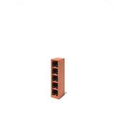 2 Column Wooden Stacked Display Base Wine Rack Cabinet- Stores 10 standard wine bottles