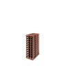 3 Column Wooden Double Deep Base Wine Rack Cabinet- Stores 60 standard wine bottles