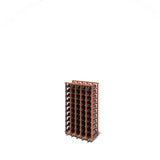5 Column Wooden Base Wine Rack Cabinet- Stores 50 standard wine bottles