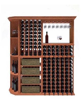 6 Foot Wine Cellar - 216 Bottle Capacity