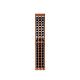 3 Column 6.5ft Tall Wooden Wine Rack Kit Storing 57 Bottles