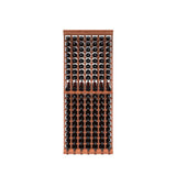 7 Column 6.5 Foot Tall Wooden Wine Rack Kit Storing 133 Bottles