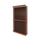 10 Column 7ft Tall Wooden Wine Rack Storing 210 Bottles