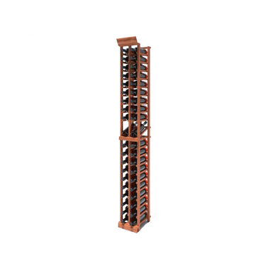 2 Column 7ft Tall Wooden Wine Rack Storing 40 Bottles
