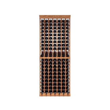7 Column - 140 Bottle 7ft Wine Rack Kit with Display