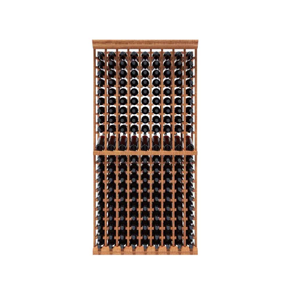 9 Column - 180 Bottle 7ft Wine Rack Kit with Display
