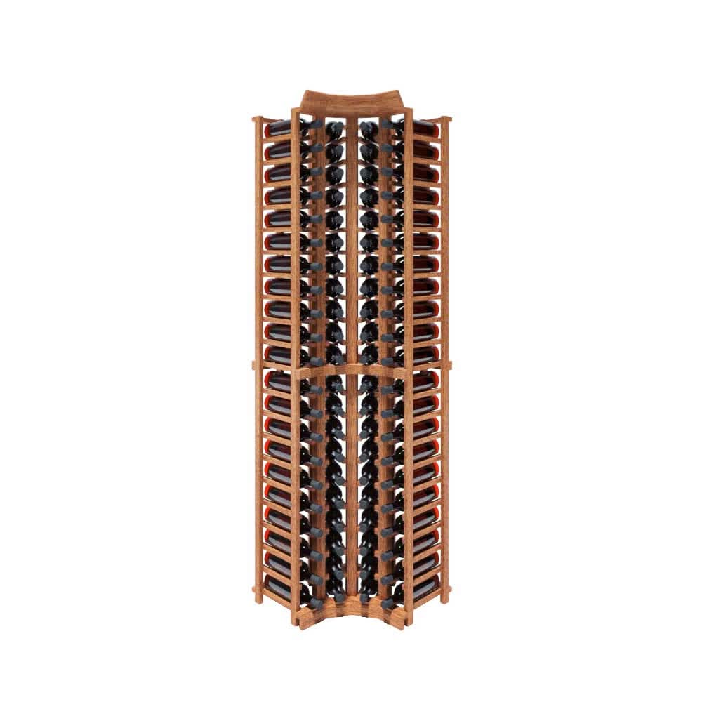 Curved Corner Wine Rack - Holds 80 Bottles | WineRacks.com – Wine Racks
