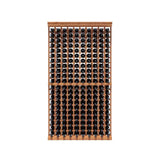 10 Column 7ft Tall Wooden Wine Rack Storing 210 Bottles