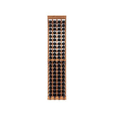 4 Column 7ft Tall Wooden Wine Rack Storing 84 Bottles