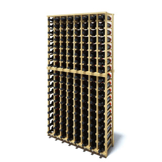 8 Column Pine Wine Rack Kit
