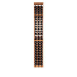 3 Column 8ft Wine Rack Kit with Display Storing 69 Bottles