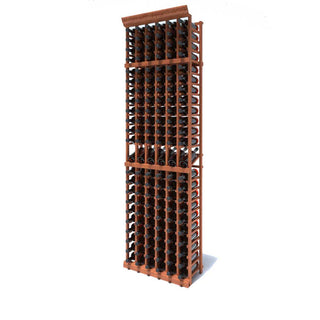 6 Column - 138 Bottle 8ft Wine Rack Kit with Display