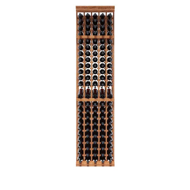 5 Column 8ft Wine Rack Kit with Display Storing 115 Bottles