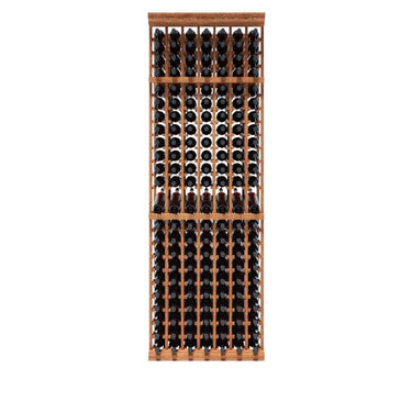 7 Column 8ft Wine Rack Kit with Display Storing 161 Bottles
