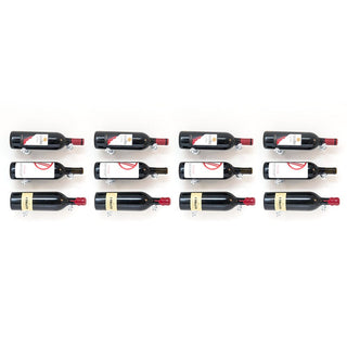 Vino Pins Designer Kit in Milled Aluminum Storing 12 Wine Bottles