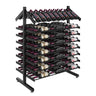 Evolution 144 Bottle Presentation Island Display Rack in Matte Black