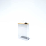 Butcher Block Table Top for 6 Colum Wooden Wine Rack