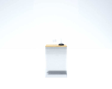 Butcher Block Table Top for 6 Colum Wooden Wine Rack