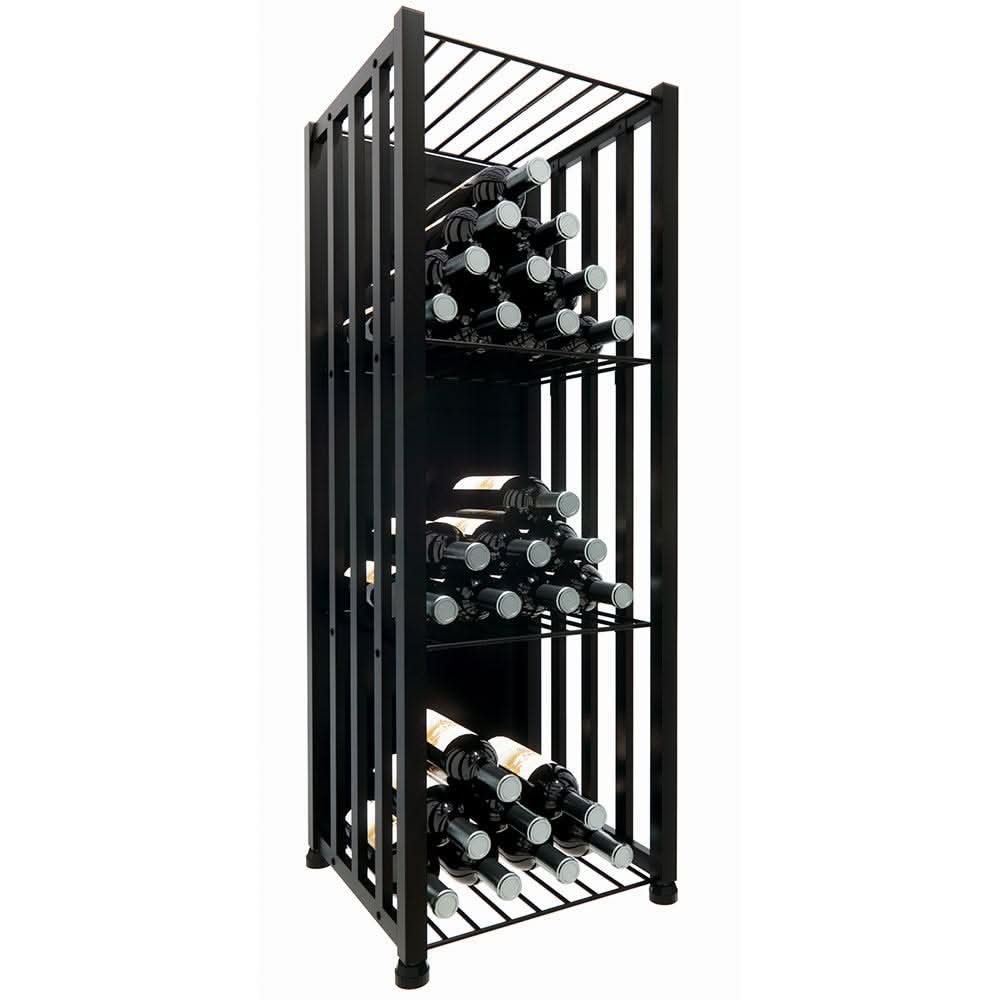 Case & Crate Freestanding Metal Wine Rack Kit- 48 Bottle Capacity