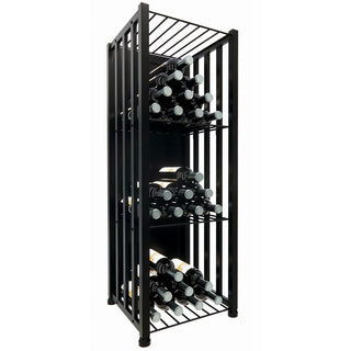 Case & Crate Freestanding Metal Wine Rack Kit- 48 Bottle Capacity