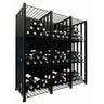Case & Crate Freestanding Metal Wine Rack Kit- 144 Bottle Capacity