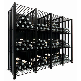 Case & Crate Freestanding Metal Wine Rack Kit- 192 Bottle Capacity