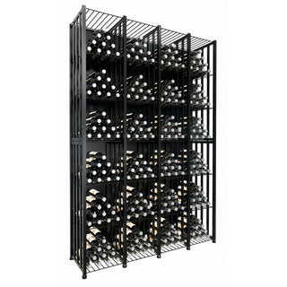 Case & Crate Freestanding Metal Wine Rack Kit- 384 Bottle Capacity