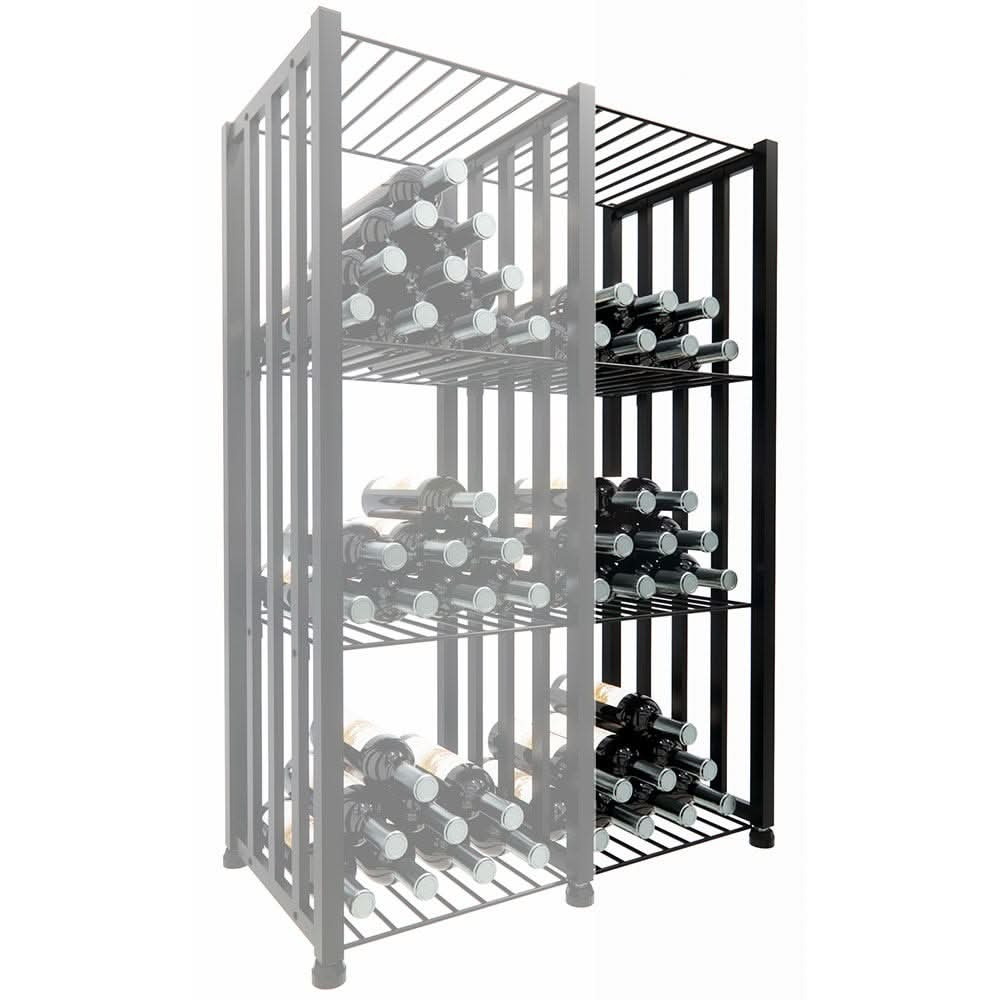 Case & Crate Freestanding Metal Wine Rack Extension Kit- 48 Bottle Capacity