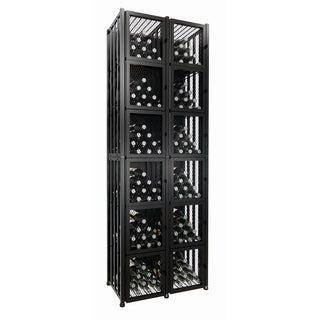 Case & Crate Freestanding Metal Wine Rack Locker- 192 Bottle Capacity
