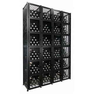 Case & Crate Freestanding Metal Wine Rack Locker- 384 Bottle Capacity