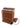 Wooden wine rack with bottles on a white background