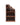 Wooden wine rack with multiple bottles on a white background