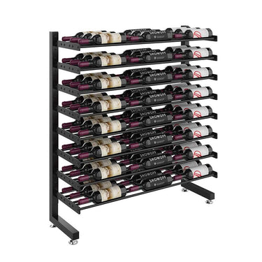 Evolution Single-Sided 77 Bottle Display Rack