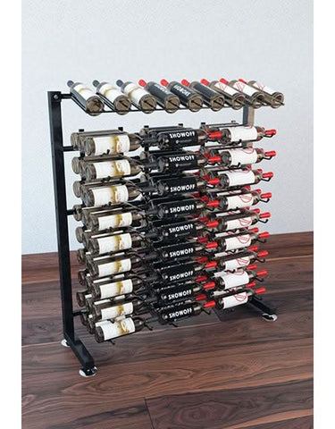 90 Bottle 3 Foot Half Island Display