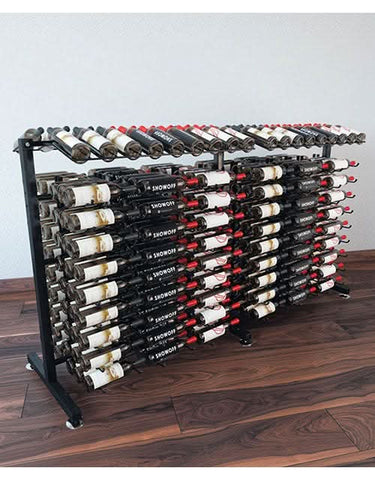 Island Display Extension Freestanding Metal Wine Rack Add-on