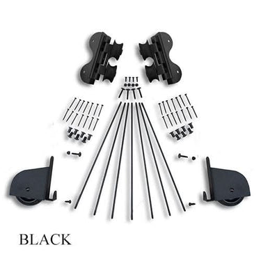 Contemporary Swivel Rolling Ladder Hardware Kit