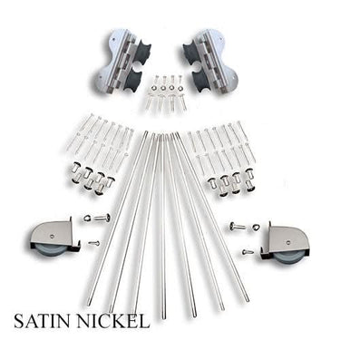 Contemporary Swivel Rolling Ladder Hardware Kit