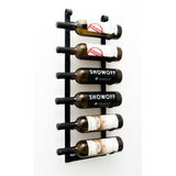 Le Rustique Wall Mounted Wine Rack storing 6 bottles
