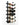 Le Rustique Wall Mounted Wine Rack storing 6 bottles