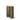 A rotated 4 column curved pine wooden wine rack storing 40 bottles