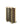 A rotated 4 column curved pine wooden wine rack storing 40 bottles