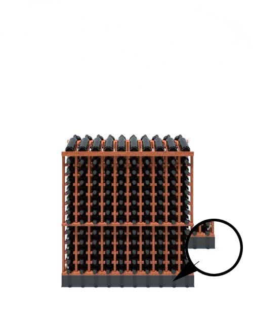 Mid Cap Island Rack Single Tier Island Wine Rack Display Base | WineRacks.com – Wine Racks
